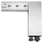 453MA Millimeter Reading Diemakers Square - Graduation mm and 1/2mm