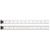 DH604R-12 Spring Tempered Steel Rule With Inch Graduations