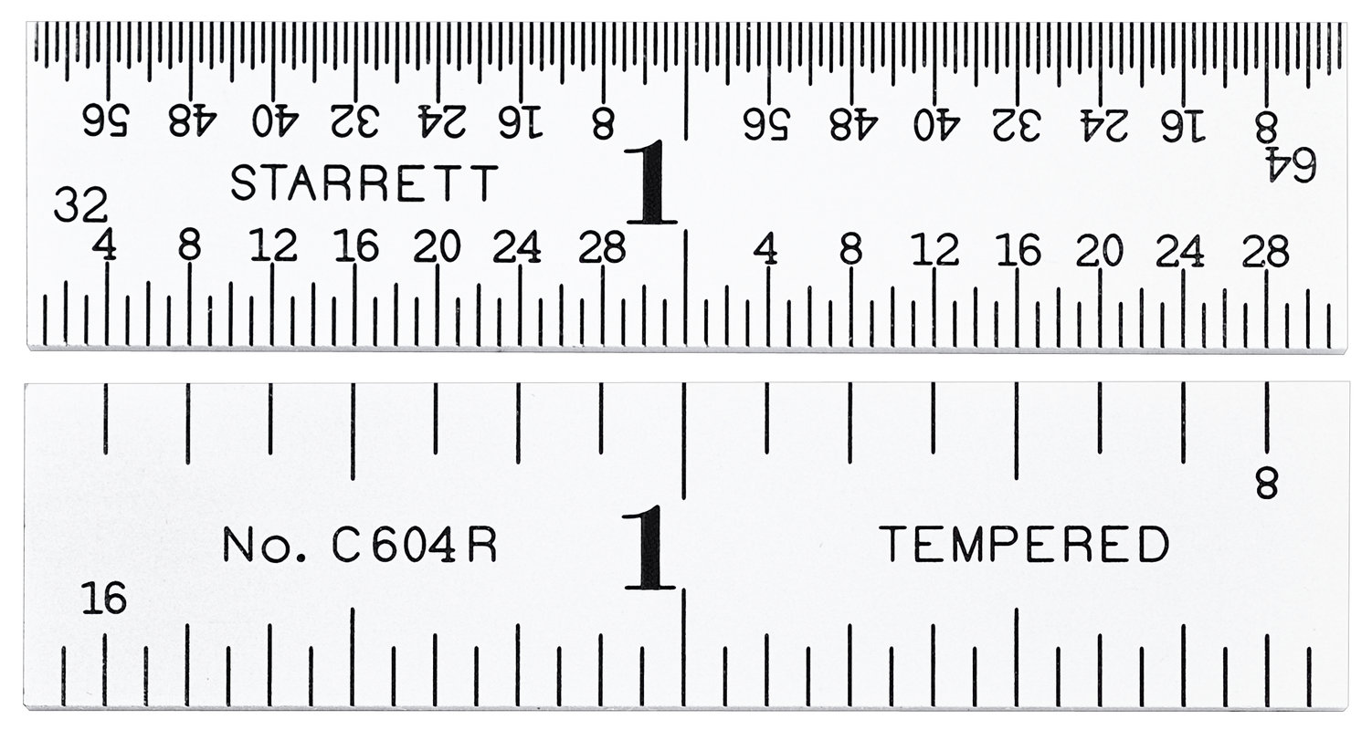 Machinist Ruler 12in Metric and SAE Stainless Steel Engineering
