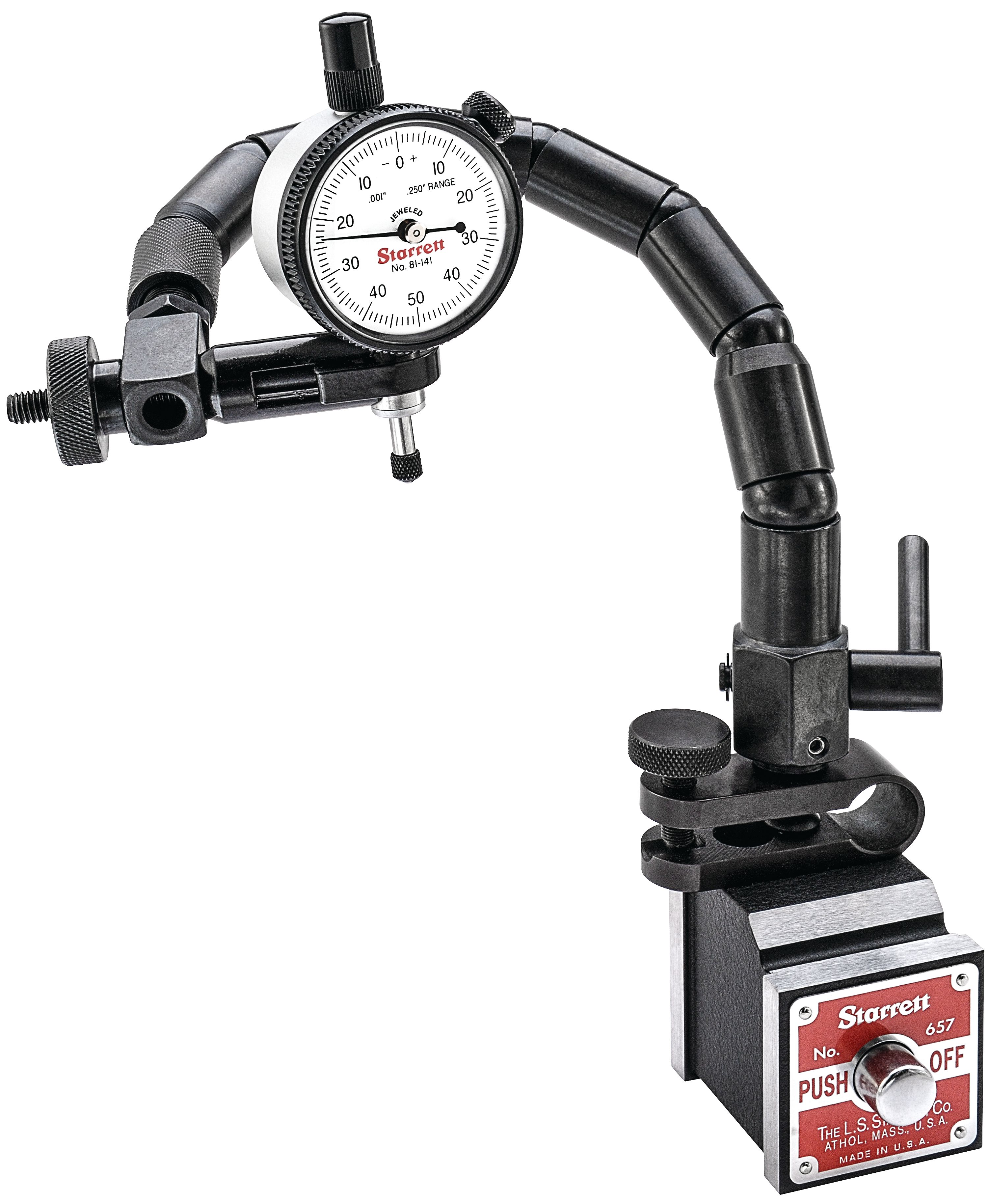 thumbnail interactive-video image 1 of ProCheck Magnetic Base Indicator Holder – Contour Fine Adjustment For Precision Work 1 of 3