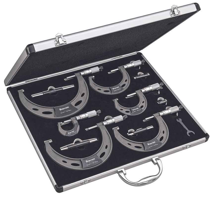 S444.1MCXRLZ Outside Micrometer Set
