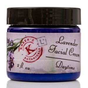 Lavender Facial Day Cream, day cream, organic day cream, sun protection, natural sunscreen, zinc oxide,  moisturizing sunscreen, daytime moisturizer, natural cream, 
  