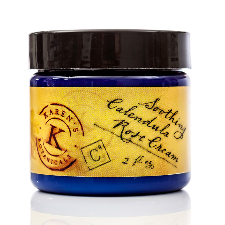 Soothing Calendula Rose Facial Cream,organic Calendula Cream, anti-aging cream, daily moisturizer, sensitive skin moisturizer, natural skin cream, mature skin cream,  night cream, herbal skin care, quickly absorbed face cream, organic face cream, 

