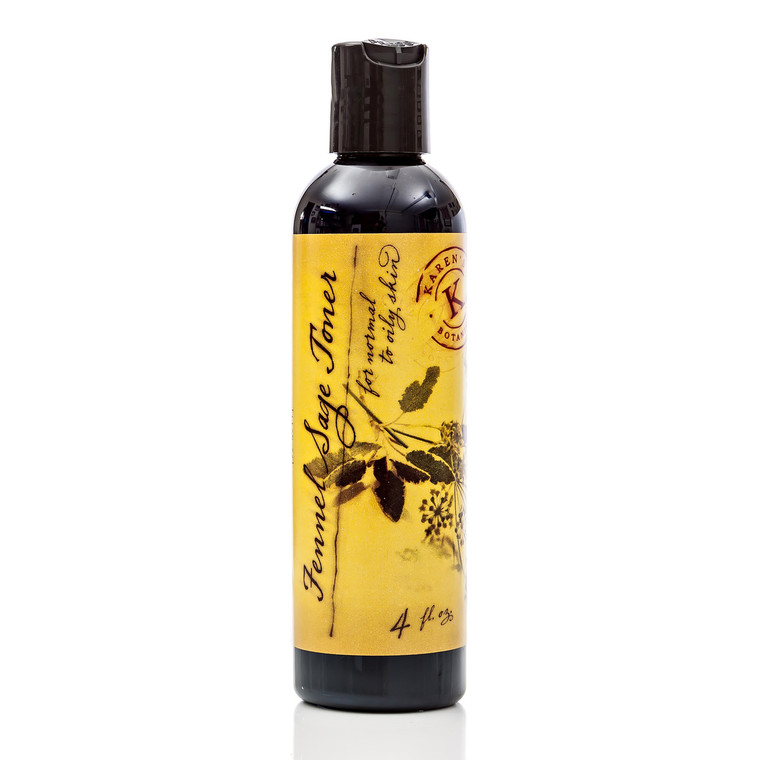 Fennel Sage Toner, Oily skin pore minimizing toner/astringent, Alcohol-free skin toner/astringent, Pore Reducing skin toner/astringent, Oil controlling toner/astringent, Acne Blemish Toner/ astringent, pH balancing toner/astringent 
