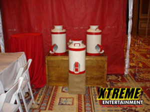 Milk Can Toss Carnival Game