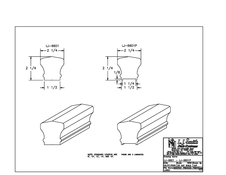 LJ-6601SC-8 Solid Cap 2 1/4