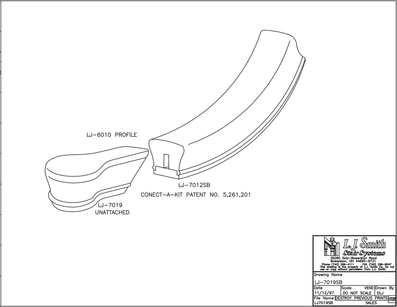 LJ-7010SB Conect-A-Kit Starting Easing for LJ-6010