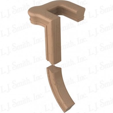 S-7092-2 Traditional S-Line Right Hand Gooseneck 2 Riser With Cap for ...