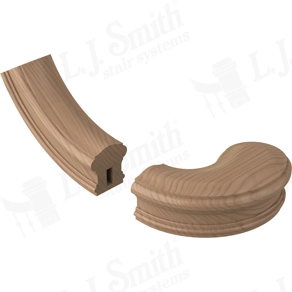 Wood Stairparts Wood Fittings LJSmith Rail Fittings LJ6900 Rail
