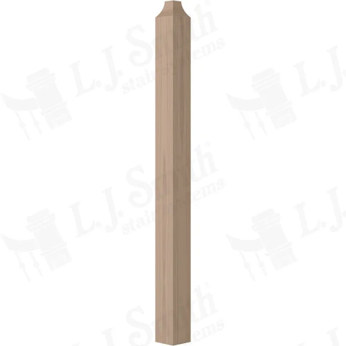 B-400-48 Blank 3 1/2" x 47 1/2" Newel Post