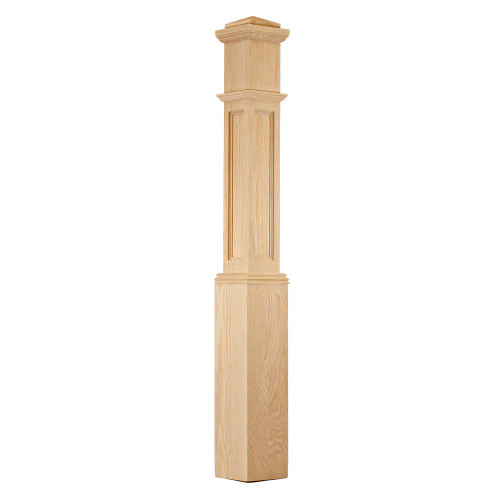 C-4091-FP Flat Panel 6 1/4" x 55" Box Newel