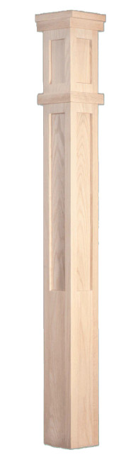 C-4092 Craftsman Solid 5" x 55" Box Newel