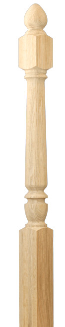 C-4282L Marion 3 1/2" x 56" (Plain) Starting Newel
