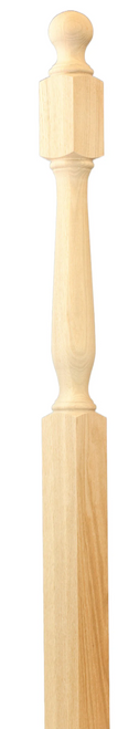 C-4845 Art Deco 3 1/2" x 72" Angle Landing Newel C-4845 Art Deco 3 1/2" x 72" Angle Landing Newel