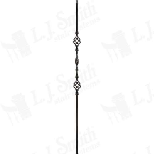 LIH-HOL8544 Single Ribbon Double Basket Baluster (Hollow)