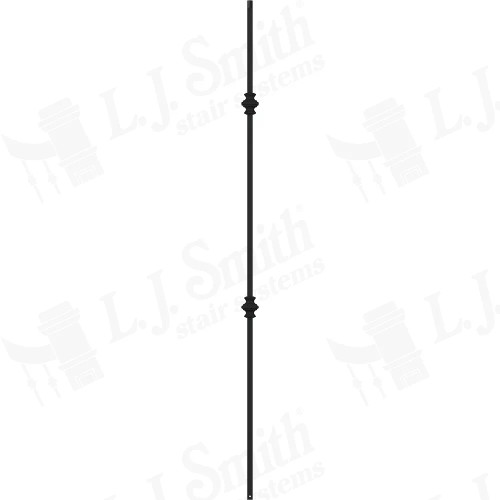 LIH-HOL2KNUC44 Square Double Knuckle 1/2" Baluster (Hollow)