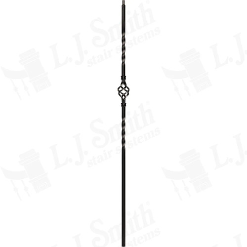 LIH-KW1BASK44 Kneewall Single Basket 1/2" Baluster (Hollow)