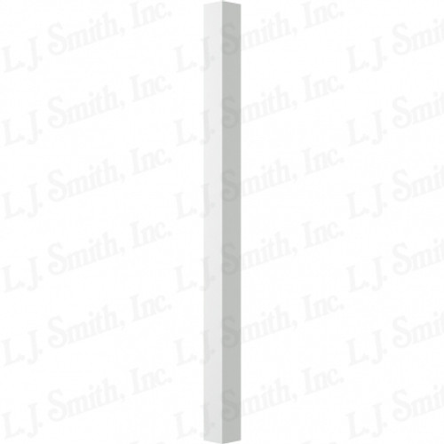 LJ-4001SQ-PRG Gloss Primed 3 1/2" x 58" Box Newel Body.