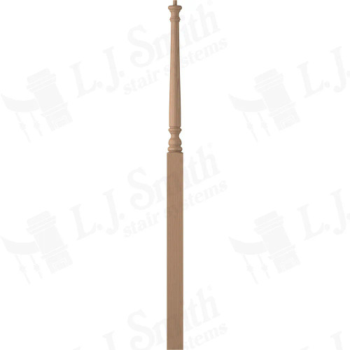 LJ-4017 3" X 65" Intermediate Landing Newel