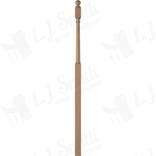 LJ-4058BT Intermediate 3" x 78" Landing Newel.