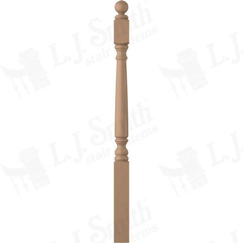 LJ-4150 3" X 48" Shortest Utility Newel.