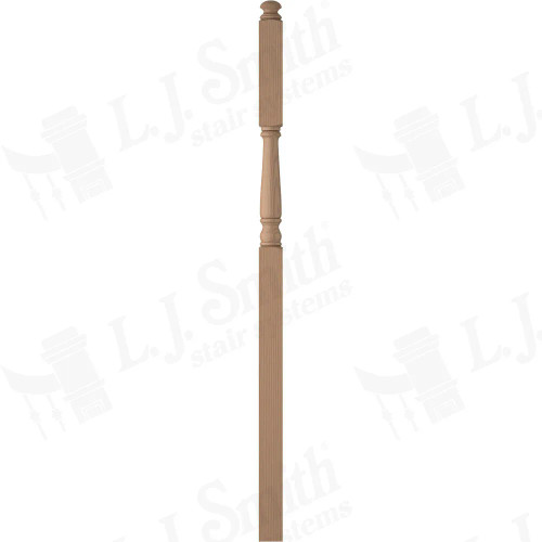 LJ-4186 3 1/4" X 73" Intermediate Newel