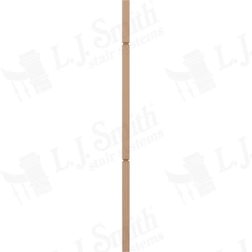 LJ-5060V Square 1 1/4" X 42" V-Groove Baluster