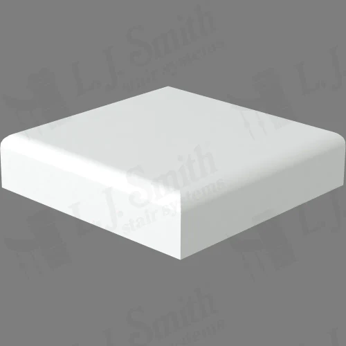 LJ-9300 Gloss Primed Flat Top Plate for Box Newels