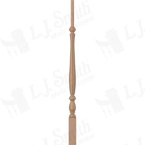 LJF-2915 Pin Top 1 3/4" X 34" Fluted Baluster