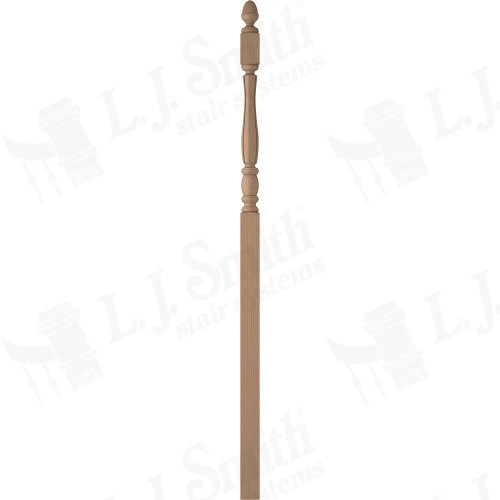 LJF-3258 Challis 3" X 78" Intermediate Landing Fluted Newel.