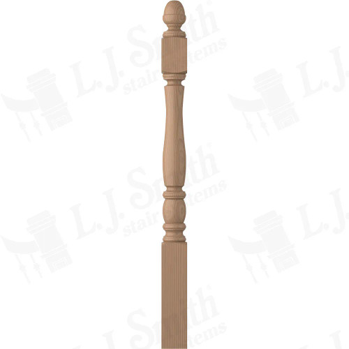 LJP-3340 Challis 3 1/2" X 48" Shortest Utility Newel.