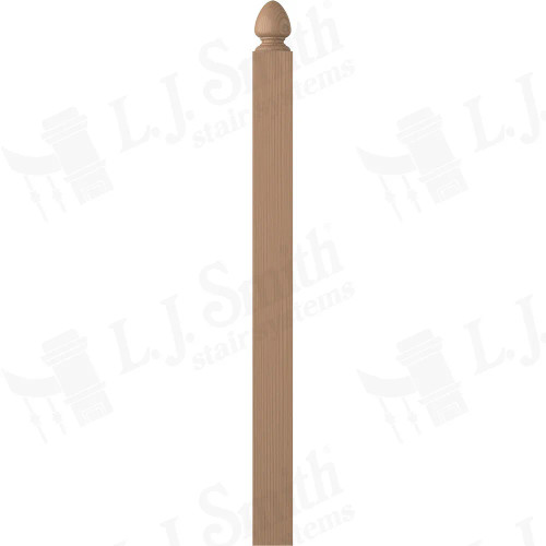 LJ-4004 3 1/2" X 48" Utility Newel.