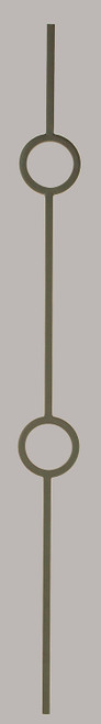 M40244 2931 Double Ring 1/2" Iron Baluster