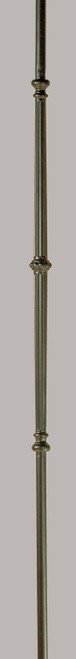 M65344 2597 Venetian Fluted Bar with Knuckle 5/8" Iron Baluster (Round)