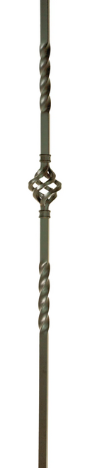 MEGA-1BASK 2852 MEGA Single Basket 3/4" Iron Baluster