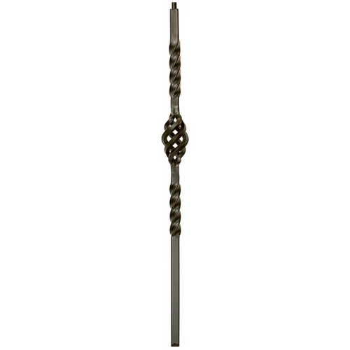NEWL-BASK48 2450 Single Basket Iron Newel