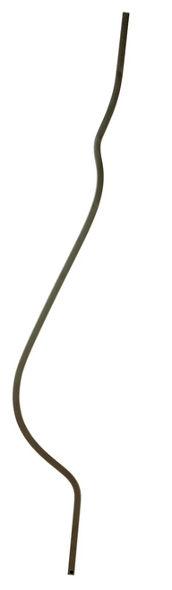 PLA40-BLY 2986 Belly Plain 1/2" Iron Baluster