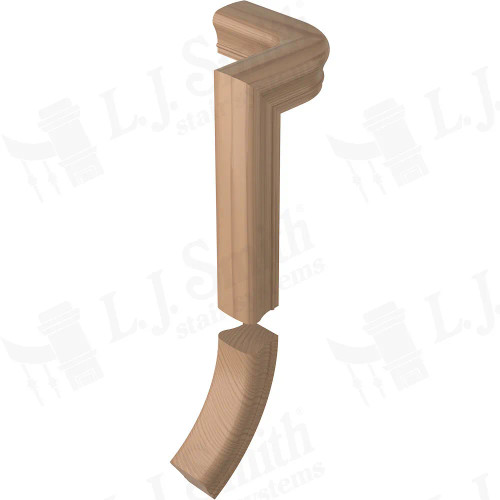 S-7271 Traditional "S-Line" Left Hand Gooseneck 2 Riser No Cap for LJ-6210