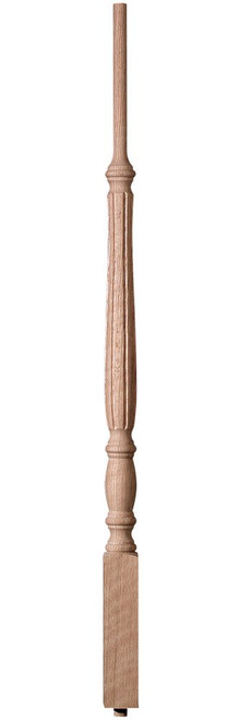 #4011F Fluted 1 3/4" X 41" Savannah Pin Top Baluster.