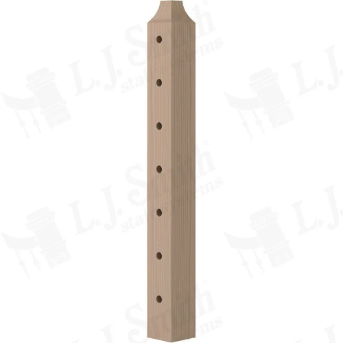 TL-420-36 Level Center 3 1/2" x 34 3/8" Tube System Newel Post