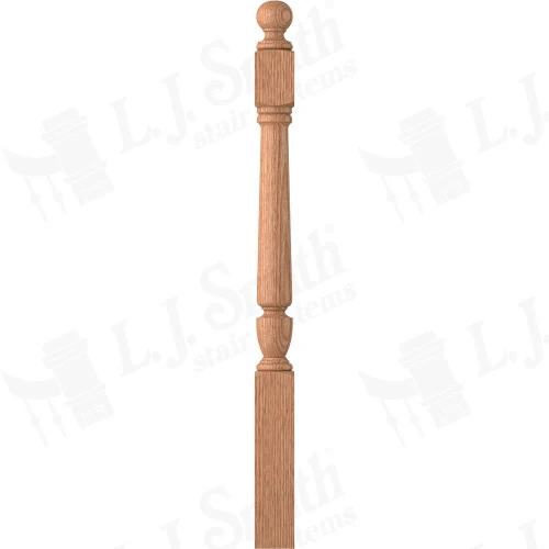 LJP-3040BT 3 1/2" X 48" Shortest Utility Newel