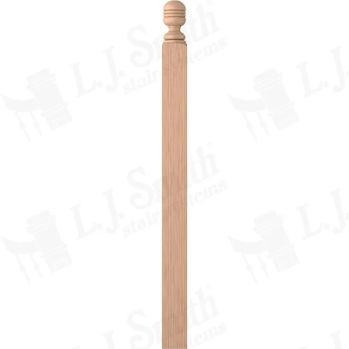LJ-4004SCR Hemlock 3 1/4" X 48" Utility Newel 