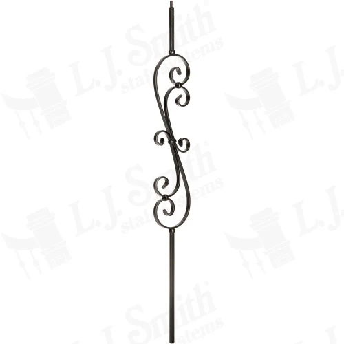 LIH-HOL60144 Scroll 1/2" Baluster (Hollow)