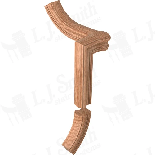 S-7960 Left Hand 2 Rise Gooseneck With Cap for LJ-6900 (S-Line)