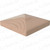 LJ-9001 Soft Maple Chamfered 5" Top Plate for Box Newels