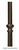 M65244 2596 Venetian Fluted Bar 5/8" Iron Baluster (Round) M65244 2596 Venetian Fluted Bar 5/8" Iron Baluster (Round)