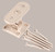 SS-573500 Stainless Steel Newel Mount Bracket #573500