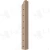 TR-420-36 Rake Center 3 1/2" x 35 3/4" Tube System Newel Post