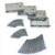 LJ-3009NT No Trim Angle Bracket Newel Post Fastener (for 3" newels)