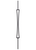 M434 2675 Hourglass Rectangle 1/2" Iron Baluster